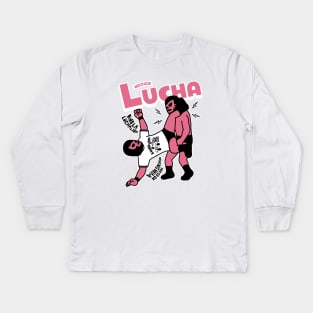 AMO LA LUCHA LIBRE10 Kids Long Sleeve T-Shirt